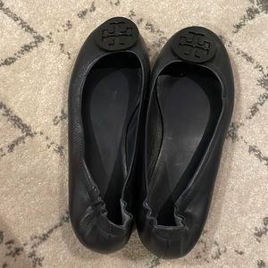 Black Tory Burch ballet flats